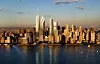 Manhattan skyline i 2012 - sett fra andre siden av Hudson River.