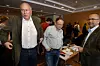 UENGIE: LO-leder Roar Flåthen, El og IT-forbundets Hans O. Felix og Transportarbeiderforundets leder Per Østvold er uenige om oljeutvinning i nord.