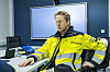 Tidligere administerende direktør i Freyr Battery Birger Steen ved testfabrikken til Freyr i Mo i Rana.