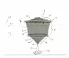 Marine Constructions doble notløsning gjør at de to nøtene ikke gnisser mot hverandre. Illustrasjon: Faksimile/Patentstyret