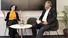 GJEST PÅ 8. MARS: Marie Louise Sunde, her i samtalen med Jan Moberg i TU, som du kan høre dagens podcast.