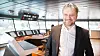 Konsernsjef Olav Nakken på brua til ankerhåndteringsfartøyet Maersk Maker. Foto: Eirik Helland Urke