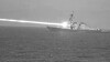 En vellykket testing av laservåpenet Helios om bord på jageren USS Preble i 2024.