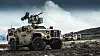 Oskosh JLTV med Kongsberg RS6 på taket er komponentene i det amerikanske marinekorpsets nye MADIS-luftvern. Der vil det være to Stinger-missiler i stedet for Javelin som på dette bildet.