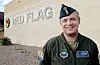 Oberstløytnant Martin Tesli på Nellis AFB under luftkampøvelsen Red Flag 2019 Foto: Torbjørn Kjosvold / Forsvaret