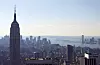 USA var verdens største olje- og gassprodusent i 2014. Dette er fjerde året på rad landet ligger på topp. Her fra New York.