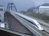 BERØRINGSFRITT: Det magnetiske svevetoget Rinia i Japan har satt verdensrekord med 581 km/t.