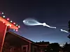 SpaceX-raketten, som blant annet hadde ti kommunikasjonssatellitter om bord, ble skutt ved 17.30-tiden lokal tid.