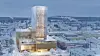 Kulturhuset i Skellefteå blir bygget i to deler. Foto: White arkitekter