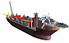 Aker Solutions boligkvarterkonsept for FPSO i Barentshavet: Bow Integrated Living Quarter.