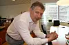 Ignorerer amin-kritikken RIKTIG: - Det finnes ingen konklusjoner på at det ikke er riktig å gå videre med denne teknologien, sier olje- og energiminister Terje Riis-Johansen. (FOTO: Truls Tunmo)