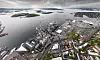 Oslo fra lufta - med Canon EOS 5Ds R og 11-24mm f/4. Foto: Eirik Helland Urke
