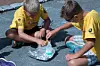 Å lage vulkan i skolegården er ikke hverdagskost for elevene. Foto: TU Story Labs