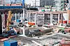 Det ser kanskje uoversiktlig ut, men hvor hver eneste komponent er lagret på byggeplassen er nøye planlagt og strukturert. Uten noe rot blir det enklere og mer effektivt arbeid på byggeplassen.