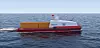 Maritime Robotics samarbeider med japanske Rakuten om autonome logistikkløsninger langs kysten. En K22 kan erstatte et vogntog på veiene. Foto: Rakuten/Maritime Robotics