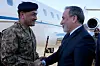 Irans utenriksminister Abbas Araghchi, her i det han tok imot Pakistans hærsjef Asim Munir i Teheran onsdag.
