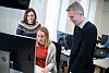 Spiller på tvers av lagene: Christine Teig (t.v.), Ine Guttormsen og Jan Strandbakke har store visjoner om hvor de skal med produktet, men de daglige oppgavene er minst like viktige.