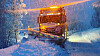 Snøbrøyting, fv 520, Hellandsbygd i Sauda, februar 2020