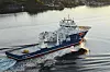 North Sea Atlantic ble levert fra Noryards i Bergen i juli i fjor.Skipet har en 550 tonns-kran fra NOV og er leid ut til Technip på seksårskontrakt.