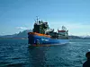 Steinleggingsfartøyet tertnes, tilhørende nederlandske Van Oord.