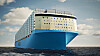 Bro og mannskapsavdeling er plassert forut på de nye containerskipene til Maersk.