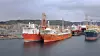 FPSO-en Petrojarl Varg (ytterst i første rekke) ligger i opplag i Gulen kommune i Hordaland sammen med andre offshoreinstallasjoner. Foto: Altera Infrastructure