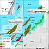 Kart over Cape Vulture-funnet. Illustrasjon: Equinor