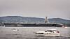 Hangarskipet USS Gerald R. Ford forlater Oslo.