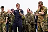Sjef for Sjøforsvaret, Oliver Berdal, under en test i regi av kystjegerkommandoen i Harstad i mai.