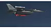 Det oransje JSM-testmissilet ble sluppet fra et F-16 på 22 000 fots høyde.