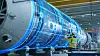 AR Concept: Industrial Engineer Uses Augmented Reality Digital Tablet to Scan Large Metal Constructi ...