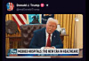 I fjor delte Donald Trump et AI-generert klipp hvor en falsk versjon av ham selv lover et «medbed-kort» til alle amerikanere.