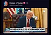I fjor delte Donald Trump et AI-generert klipp hvor en falsk versjon av ham selv lover et «medbed-kort» til alle amerikanere.