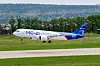 Irkut MC-21 går inn for landing for første gang. Foto: Irkut