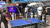 Bordtennisroboten var blant teknologiene som ble stilt ut på CES 2020.