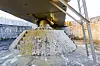 Selve affutasjen, altså fundamentet som kanonen hviler på. Rundt går rotunden. Foto: Arash A. Nejad