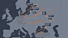 Russland sender gass til Europa gjennom både Ukraina, Hviterussland og Polen, i tillegg til gjennom Nord Stream 2 gjennom Østersjøen. Nord Stream 2 er lagt på is etter at Russland invaderte Ukraina.