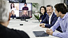 Med IRIS kan opptil åtte personer sees og høres samtidig, i samme rom med god avstand. Installeringen er plug & play. Foto: Trust/www.just-justa.nl