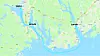 Kartet viser hvor det autonome skipet MV 'Yara Birkeland' skal seile, fra Herøya til Brevik og Larvik containerterminaler. Bilde: Kjersti Magnussen/Google Maps