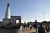 FUTURISTISK: The Shard sett fra øst-siden av Southwark Bridge.