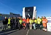 Fornøyd prosjektgruppe etter vellykket demo. Foto: Per Johan Lillestøl