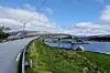 Oldersund bru. Bildet er tatt fra vestenden av brua. Foto: Vestland fylkeskommune