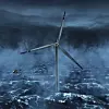 VANSKELIG MED VIND: Vindkraftinstallasjoner langt til havs vil begrense muligheten for å søke etter savnede personer med redningshelikopter og redningsbåter, slår en ny rapport fast.