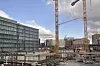 MITTE: Byggeplassen ved Marie-Elisabeth-Lüders-Haus.