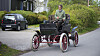 Norges eldste: - Jeg har kjørt mye gammel bil. Men dette er uvant, ubehagelig og ukomfortabelt, sier Trygve Krogsæter om sin 1901/1902 Waverley, Norges første elektriske bil. Waverley Electric. Her på en prøvetur utenfor Oslo.