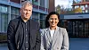 F.V. Sikkerhetssjef Arnfinn Tønnessen og Cyber-trainee Juhi Saigal i DNV.