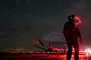 En ukrainsk kommandør venter på å sende en langdistansedrone mot et mål i Russland. Ukraina og Norge er enige om å starte ukrainsk droneproduksjon i Norge.