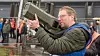 Dronekiller fra Dark Matter demonstreres av Birger Bekkevold. Foto: Eirik Helland Urke