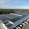 STØRST TIL NÅ: Solcelleanlegget til REMA 1000 er på hele 2,5 MWp. Det er nok til å dekke behovet til 120 eneboliger.