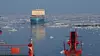 Venta Maersk gjennom Sannikov-stredet 11. september, fotografert fra Rosatom-isbryteren 50 Let Pobpedy.
